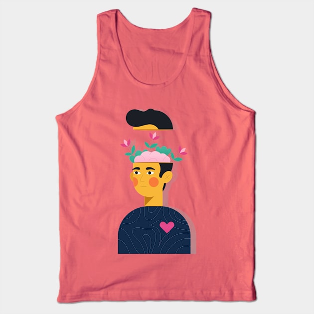 Mental Health Awareness Tank Top by Mako Design 